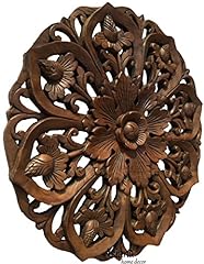 Lotus wood carved for sale  Delivered anywhere in USA 