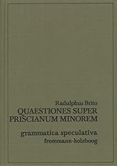 Quaestiones super priscianum d'occasion  Livré partout en Belgiqu