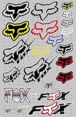 Kit stickers fox usato  Spedito ovunque in Italia 