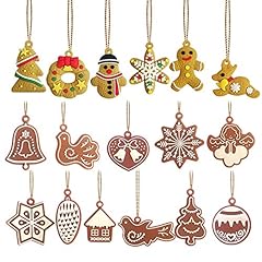 Kungfu Mall 17 PCS PVC Multicolour Christmas Tree Ornaments, used for sale  Delivered anywhere in UK