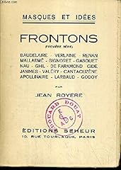 Frontons 1ere serie d'occasion  Livré partout en France
