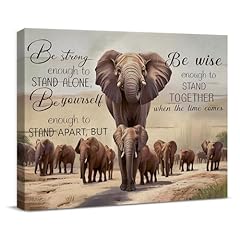 Inspirational elephant canvas for sale  Delivered anywhere in USA 