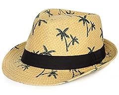 Summer straw fedora for sale  Delivered anywhere in USA 