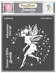 Craftreat fairy stencils for sale  Delivered anywhere in UK