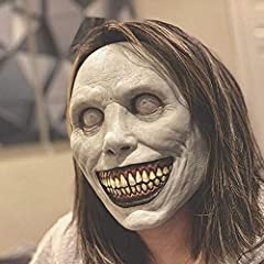 Halloween Mask Scary Smiling Demons Mask with White, used for sale  Delivered anywhere in USA 