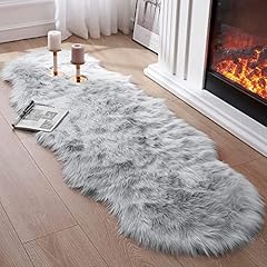 Jxloulan fluffy sheepskin for sale  Delivered anywhere in UK