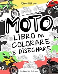 Moto libro colorare usato  Spedito ovunque in Italia 