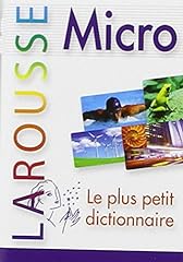 Dictionnaire larousse micro d'occasion  Livré partout en France