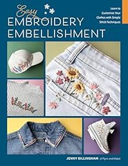 Easy embroidery embellishment for sale  Delivered anywhere in UK