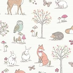 Woodland animals fabric for sale  Delivered anywhere in UK