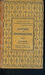 Algebre cosmographie classe d'occasion  Livré partout en France