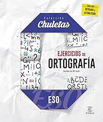 Ejercicios de ortografía para la ESO (CHULETAS) segunda mano  Se entrega en toda España 