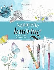 Aquarelle lettering crayons d'occasion  Livré partout en Belgiqu