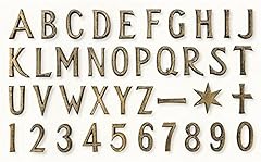 Bronzebuchstaben grabschrift g gebraucht kaufen  Wird an jeden Ort in Deutschland