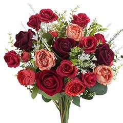 Luabue kunstblumenstrauß rose gebraucht kaufen  Wird an jeden Ort in Deutschland