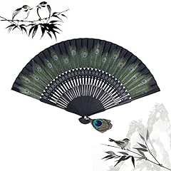 Womens bamboo fan for sale  Delivered anywhere in UK