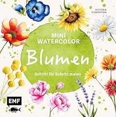 Mini watercolor blumen gebraucht kaufen  Wird an jeden Ort in Deutschland