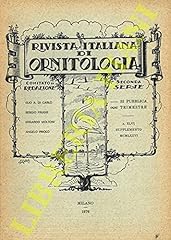 Rivista italiana ornitologia. usato  Spedito ovunque in Italia 