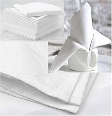 Cloth napkins cotton for sale  Delivered anywhere in UK