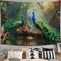 Yowecso peacock tapestry for sale  Delivered anywhere in USA 