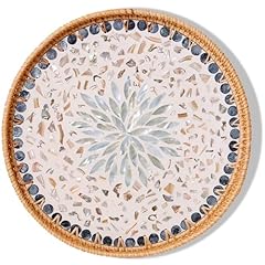Round rattan tray for sale  Delivered anywhere in USA 