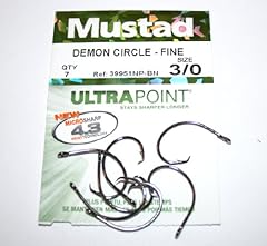 Mustad demon circle usato  Spedito ovunque in Italia 