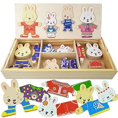 Lilybeauty wooden bunny for sale  Delivered anywhere in USA 