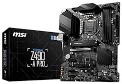 Used, MSI Z490-A PRO ProSeries Motherboard (LGA 1200, Intel 10th Gen, M.2, USB 3.2 Gen 2, DDR4, CFX, Gigabit LAN, HDMI, DisplayPort, ATX) for sale  Delivered anywhere in Canada