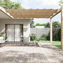 Vertical awning taupe for sale  Delivered anywhere in UK