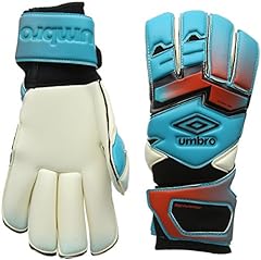 Used, Umbro Neo Pro Rollfinger Gloves - Bluebird/Grenadine/Black, for sale  Delivered anywhere in UK