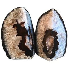 Amoystone agate bookends for sale  Delivered anywhere in USA 