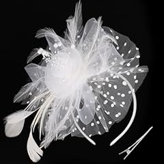 Keukorz weiß fascinator gebraucht kaufen  Wird an jeden Ort in Deutschland
