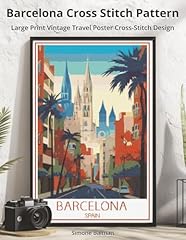 Barcelona cross stitch d'occasion  Livré partout en France