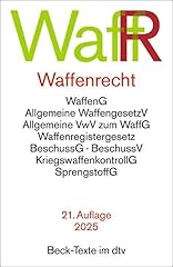 Waffenrecht waffengesetz besch gebraucht kaufen  Wird an jeden Ort in Deutschland