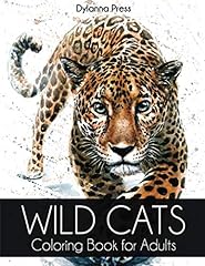 Wild cats coloring for sale  Delivered anywhere in UK