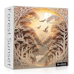 Forest sunset puzzles for sale  Delivered anywhere in USA 