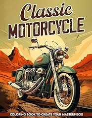 Classic motorcycle coloring for sale  Delivered anywhere in USA 