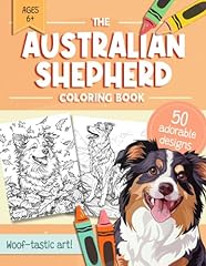Australian shepherd coloring for sale  Delivered anywhere in UK