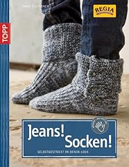 Jeans socken selbstgestrickt gebraucht kaufen  Wird an jeden Ort in Deutschland