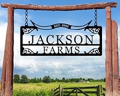 Personalized metal farm for sale  Delivered anywhere in USA 