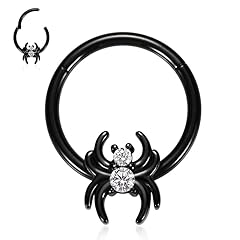 Septum jewelry black for sale  Delivered anywhere in USA 