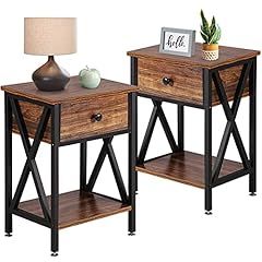 Vecelo nightstands set for sale  Delivered anywhere in USA 