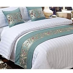 Green cotton linen for sale  Delivered anywhere in UK