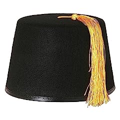 Black fez hat usato  Spedito ovunque in Italia 