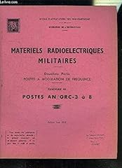 Materiels radioelectriques mil d'occasion  Livré partout en France