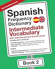 Spanish frequency dictionary for sale  Delivered anywhere in UK