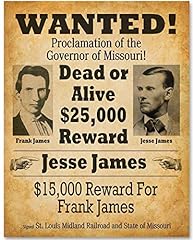 Jesse james wanted for sale  Delivered anywhere in USA 