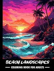 Beach landscapes coloring for sale  Delivered anywhere in USA 