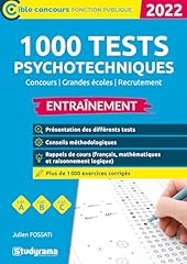 000 tests psychotechniques d'occasion  Livré partout en Belgiqu