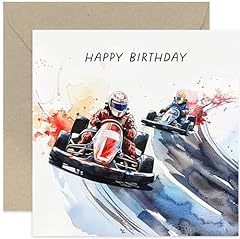 Birthday card karting for sale  Delivered anywhere in UK